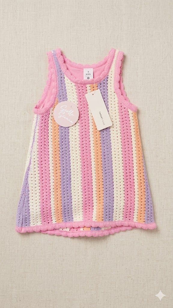 Fashion Crochet Knit Dress

Product Features
Little girls dress